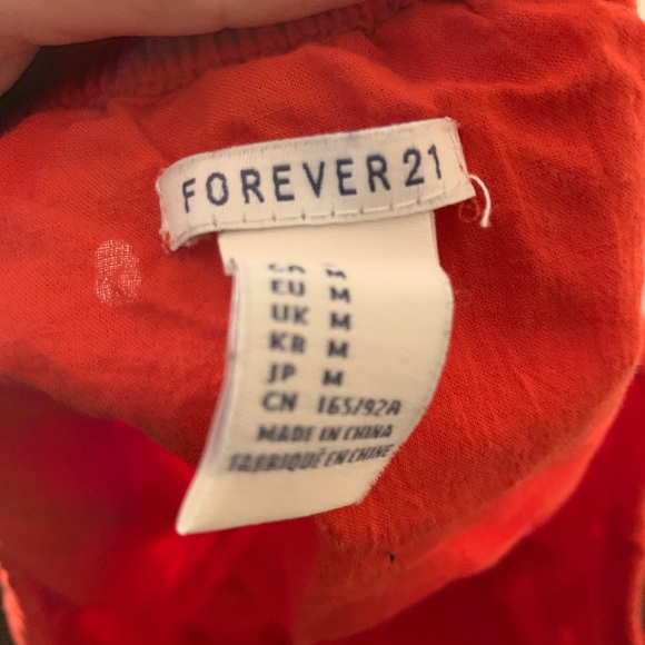 Red Strapless Top NWOT - Picture 4 of 4